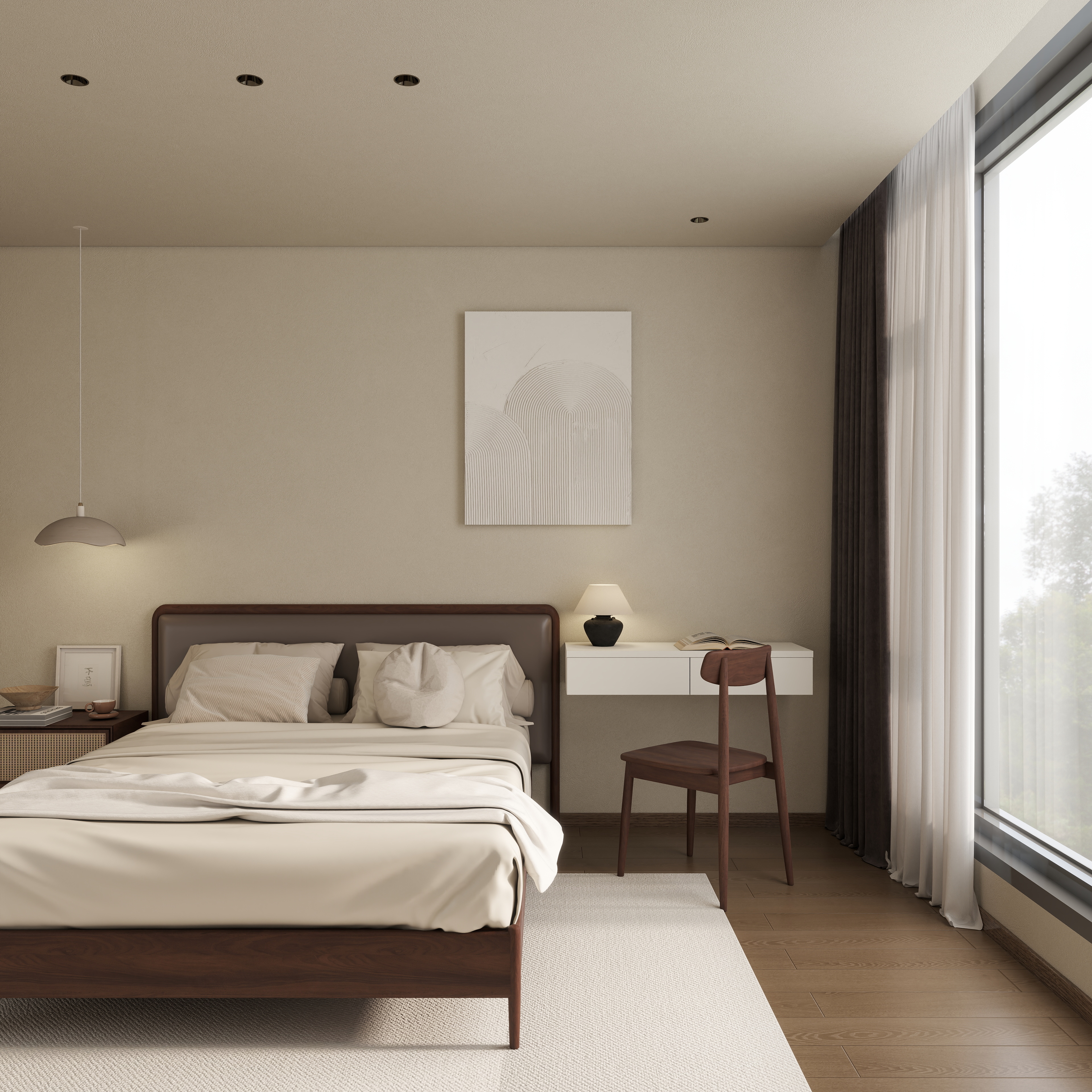 bnnni-中古风卧室-装修设计方案