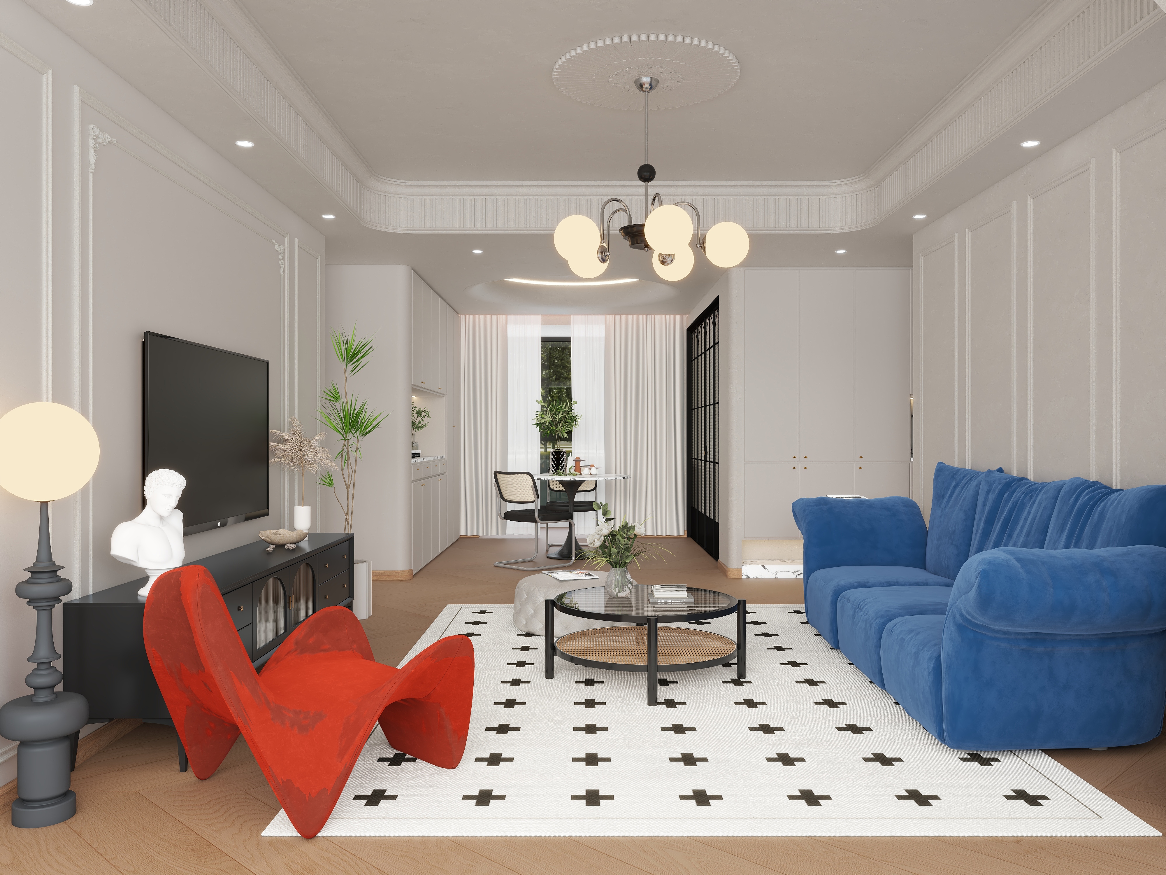 设计部一何昌蓉-华润中山府-轻法式-装修设计方案