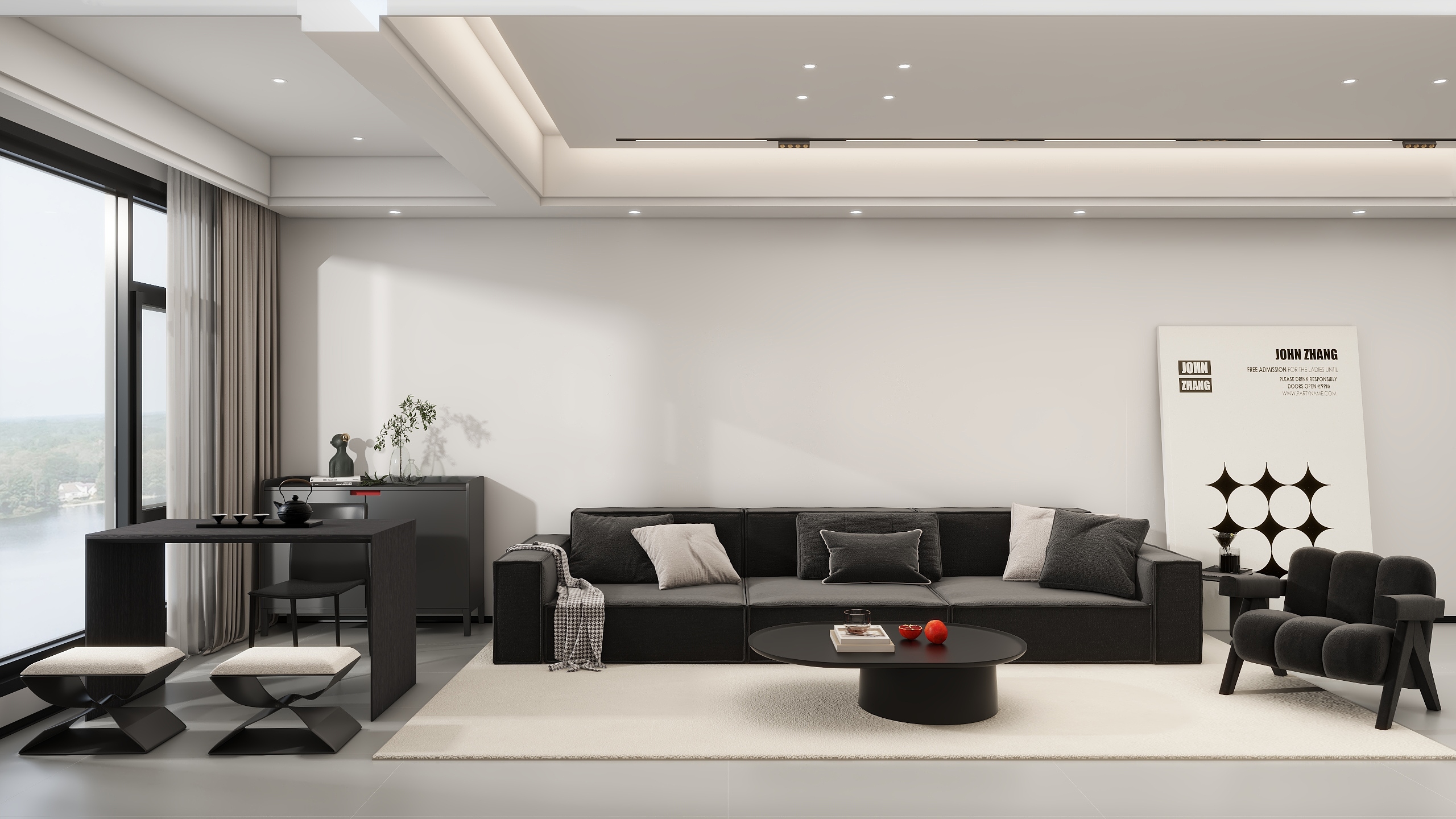 室内设计曾毅-第五大道1B#1402-装修设计方案