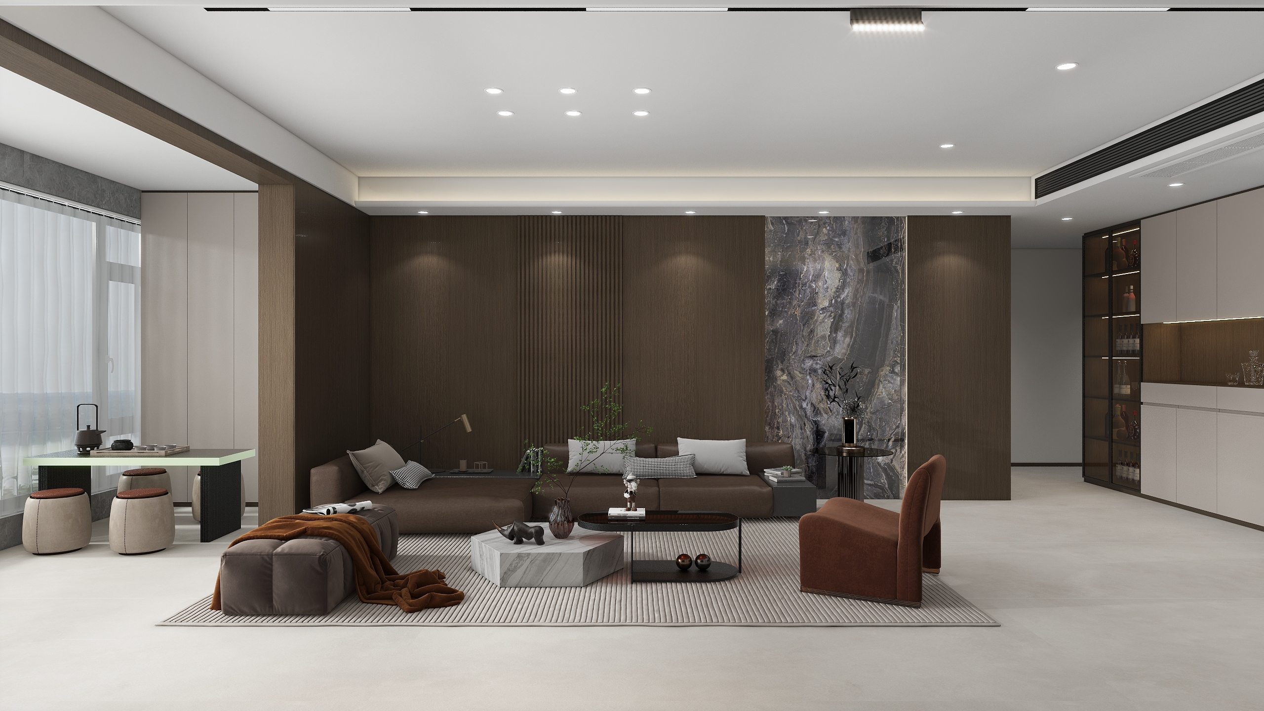 张蒙召-广商逸墅小区138㎡4室-装修设计方案