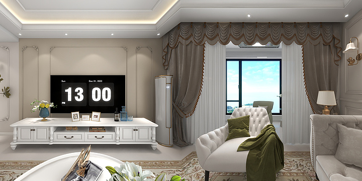 空间~设计-清华园9-1-101-装修设计方案