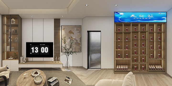 菲雅全屋定制-烟酒店-装修设计方案