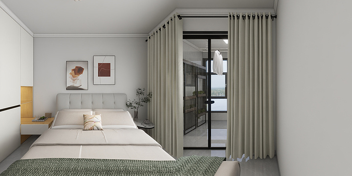 橘子我是柚子-公园里5#1303cad-装修设计方案