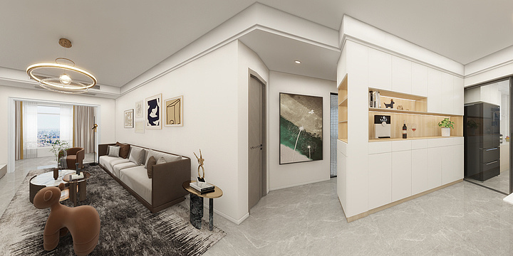 只做适合自己的家-现代简约-装修设计方案