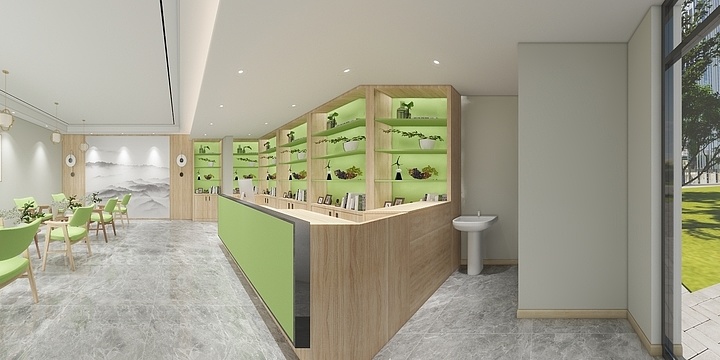 博子设计-茶饮店设计-装修设计方案