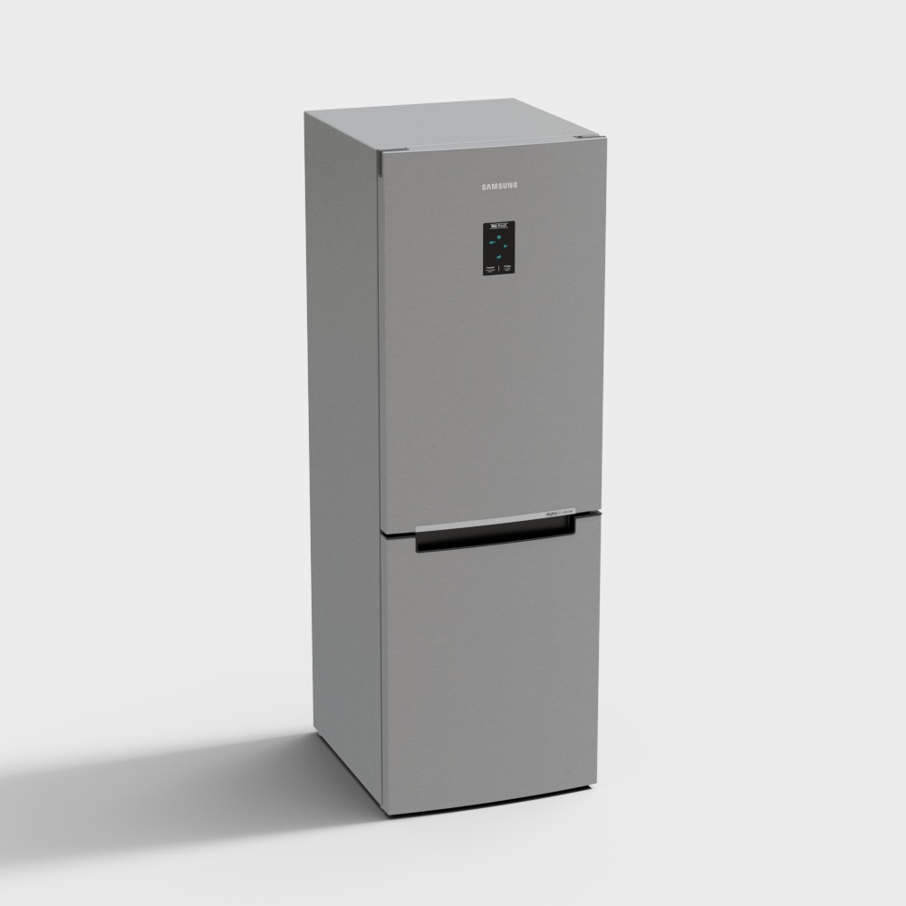 现代单门冰箱3D模型