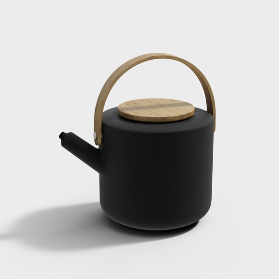 Nordic style ceramic teapot