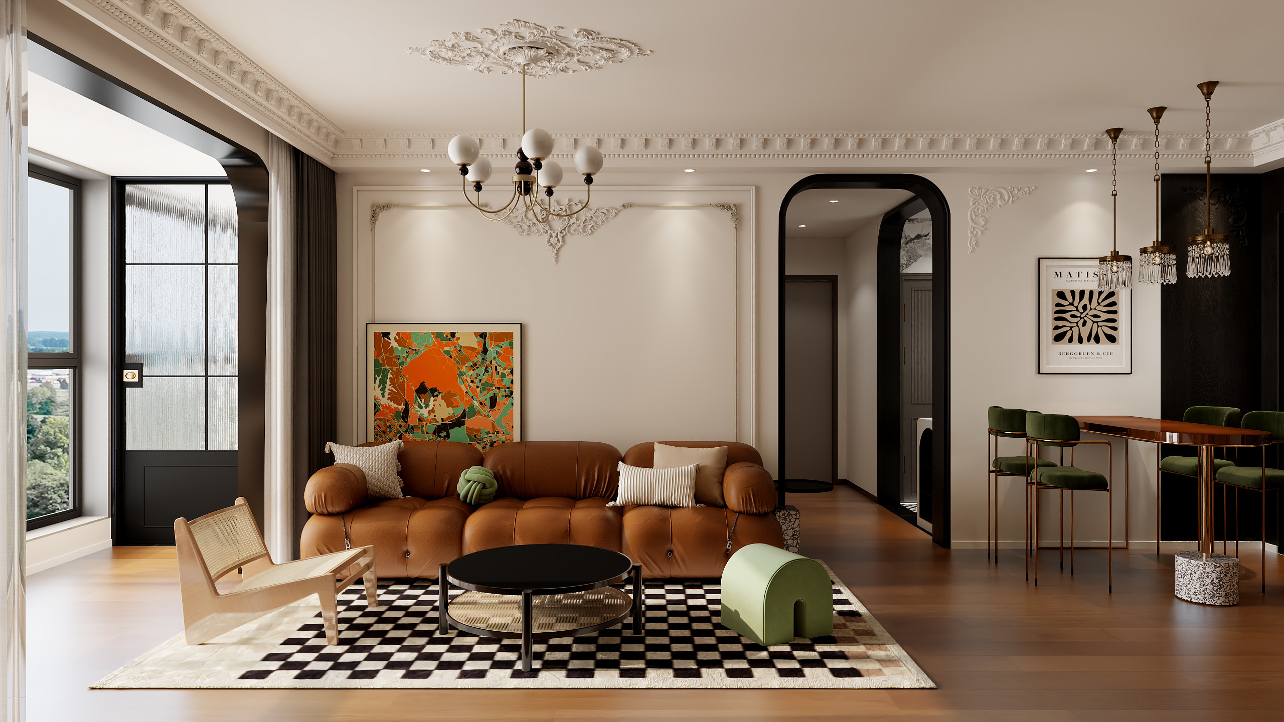 云起设计丨云起-金地·卿云台98㎡3室-装修设计方案