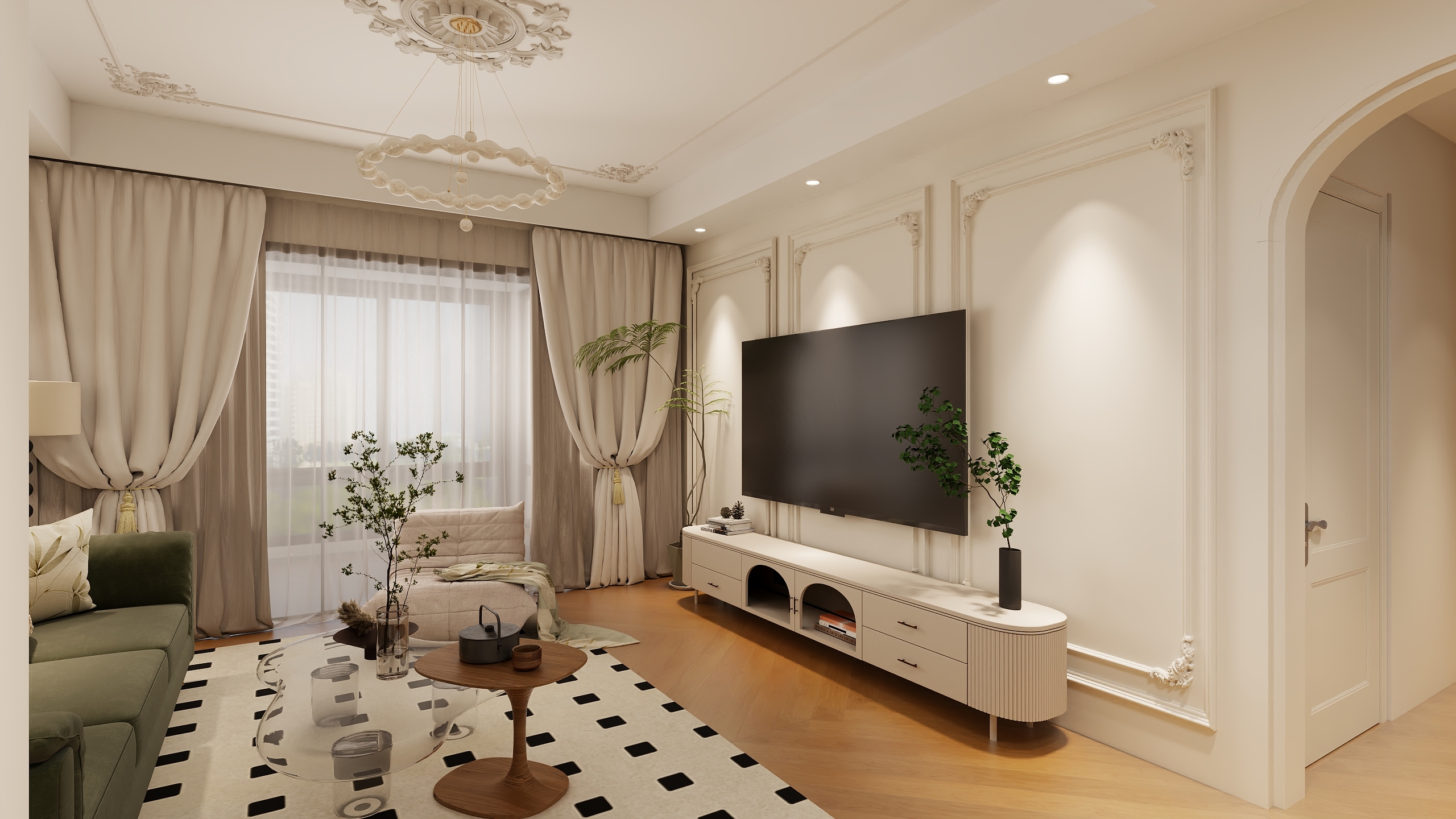 章西西X_X-美法式混搭-装修设计方案