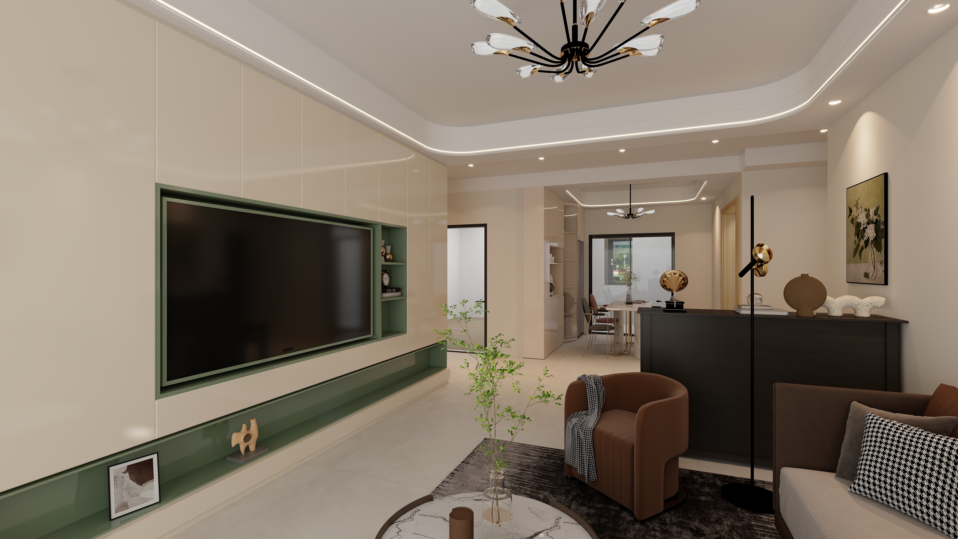 胡子灯哥-恒达阳光城-装修设计方案