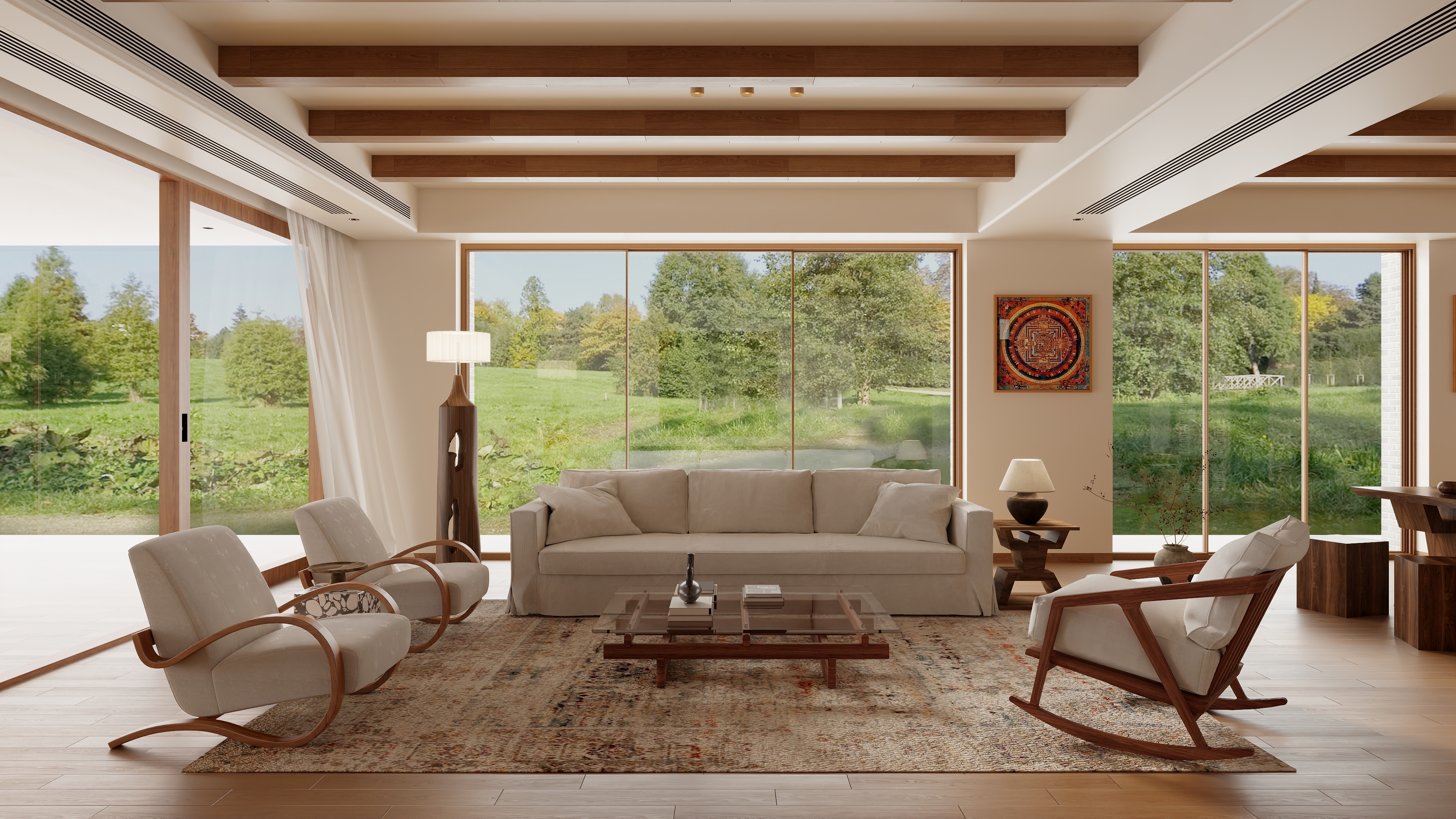 李信king-现代田园别墅（包灯光、模型）-装修设计方案