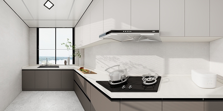 金澜装饰设计-琼杰4楼厨房改造-装修设计方案