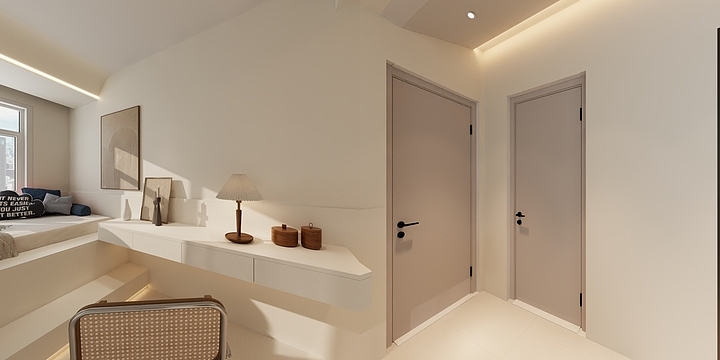 韦韦的小师兄-鑫洋·天御城84㎡1室-装修设计方案