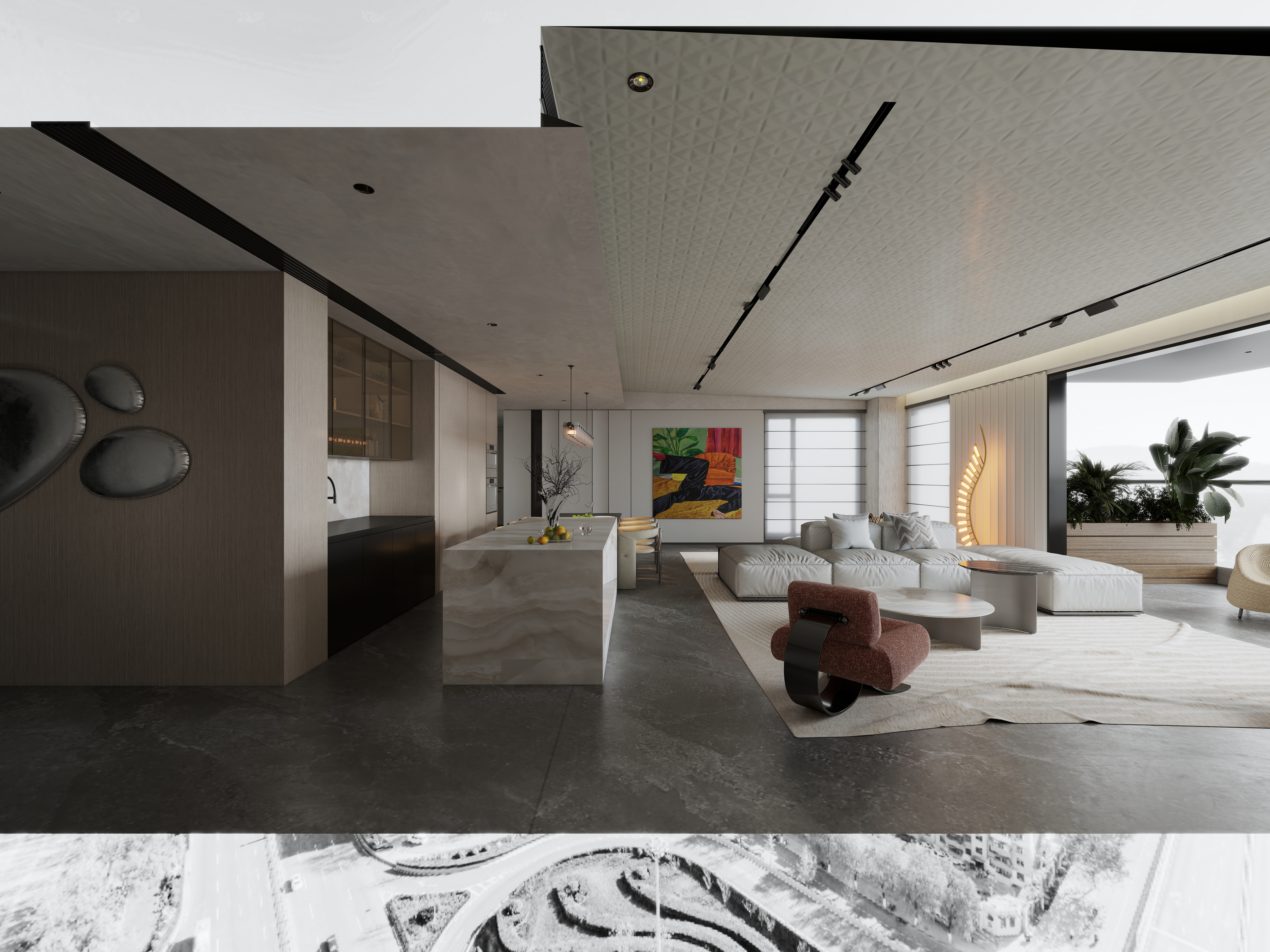 专业设计--意式大平层-副本-副本-装修设计方案