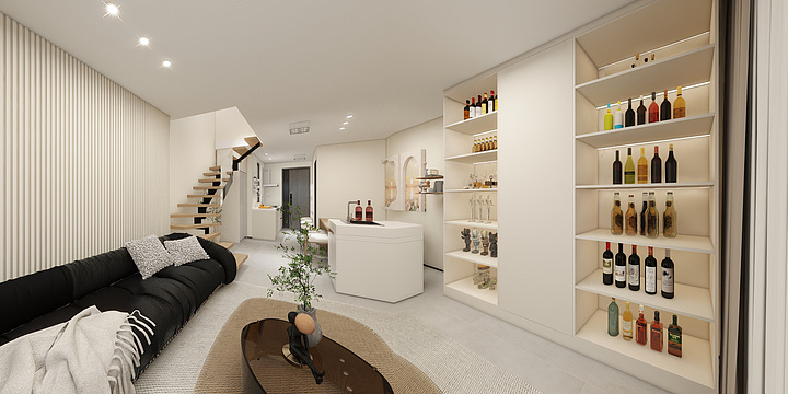 全案设计师-笑笑-4.21原木70平效果-1-装修设计方案