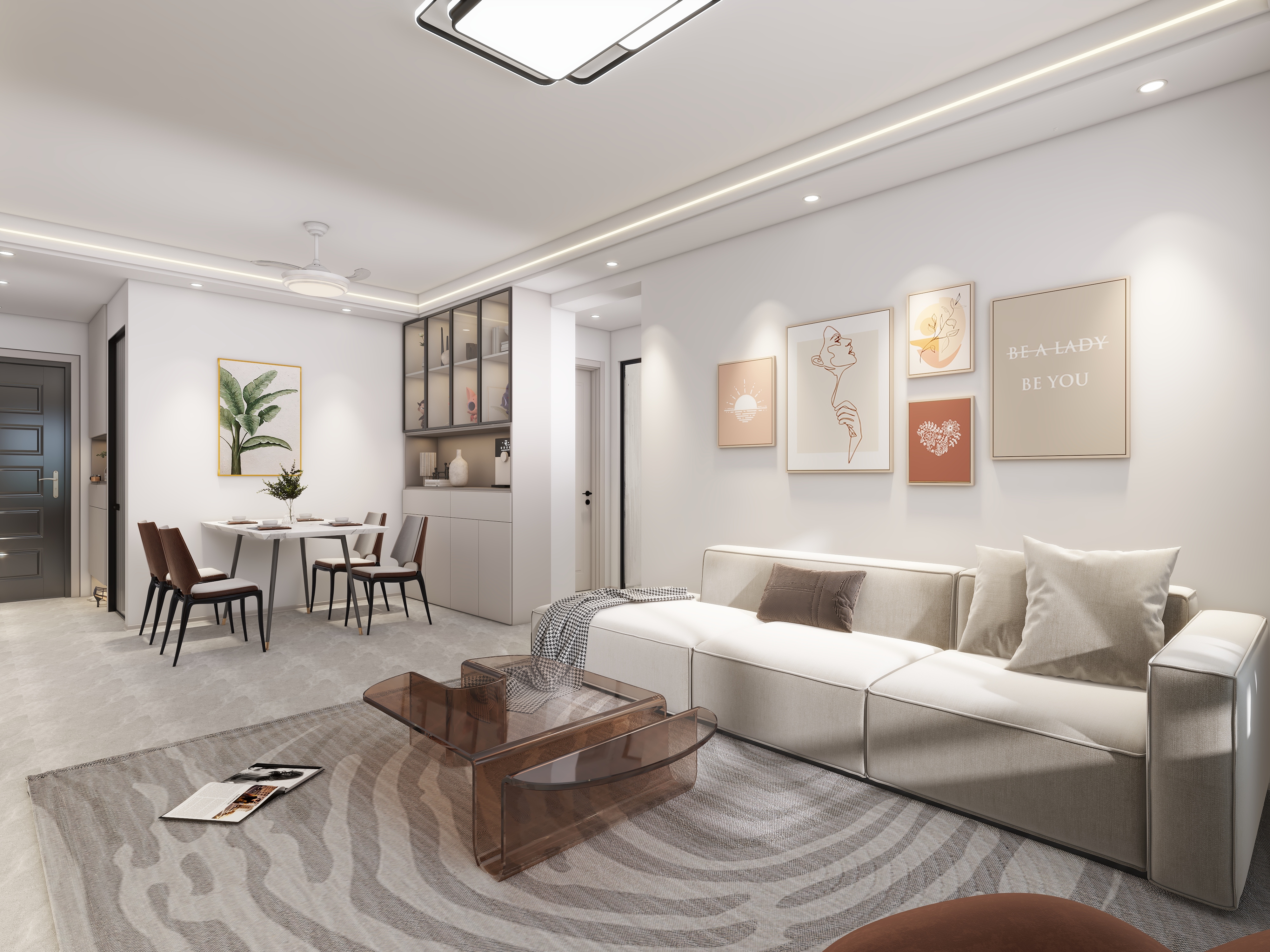 邱县-鑫迪木门书香门第7-2-1202-装修设计方案