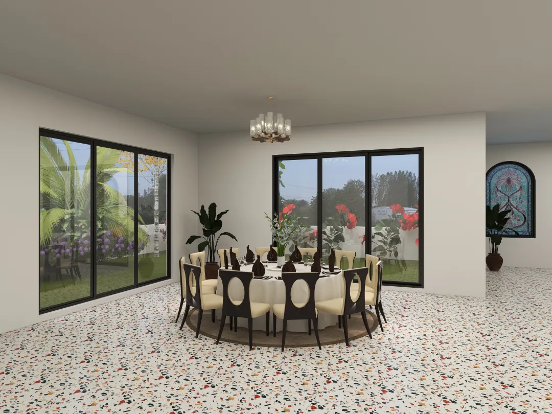 Mujahid的装修设计方案:1 bedroom , kitchen, living area, dining area