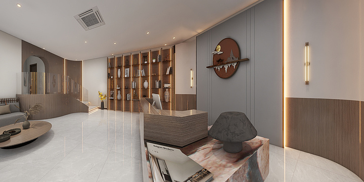 處沉-盐津酒店大厅-装修设计方案