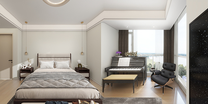 丨杨设计丨-天河区理想蓝堡B栋803房-装修设计方案