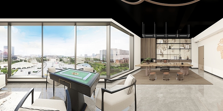 W-王琬珺-泛亚二楼 郭总办公室-二次更改-装修设计方案