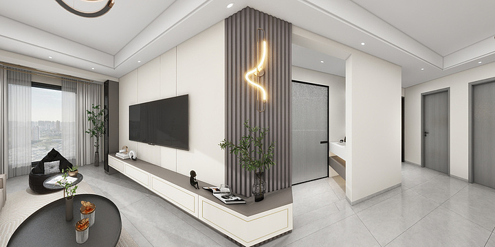 YSY室内家装效果图-京旺家园15-1-1801-装修设计方案