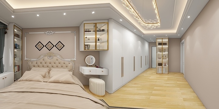 24K~纯帅-新疆瑞彩装修公司~东方明珠4-2-601-装修设计方案