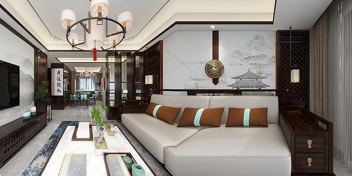 情窗港-龙泽苑1-3-804-装修设计方案