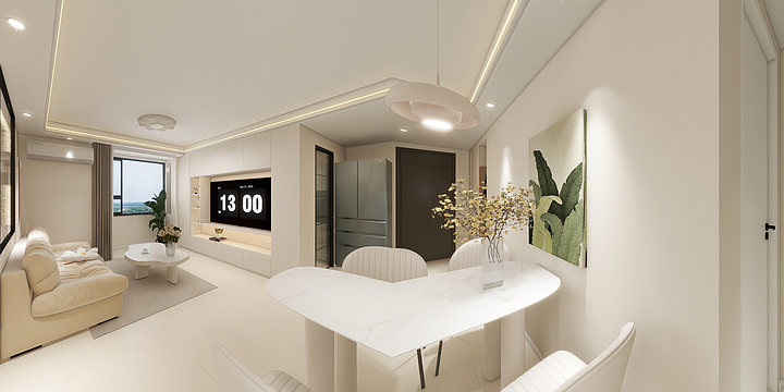 宁宁ne-半开放书房-装修设计方案