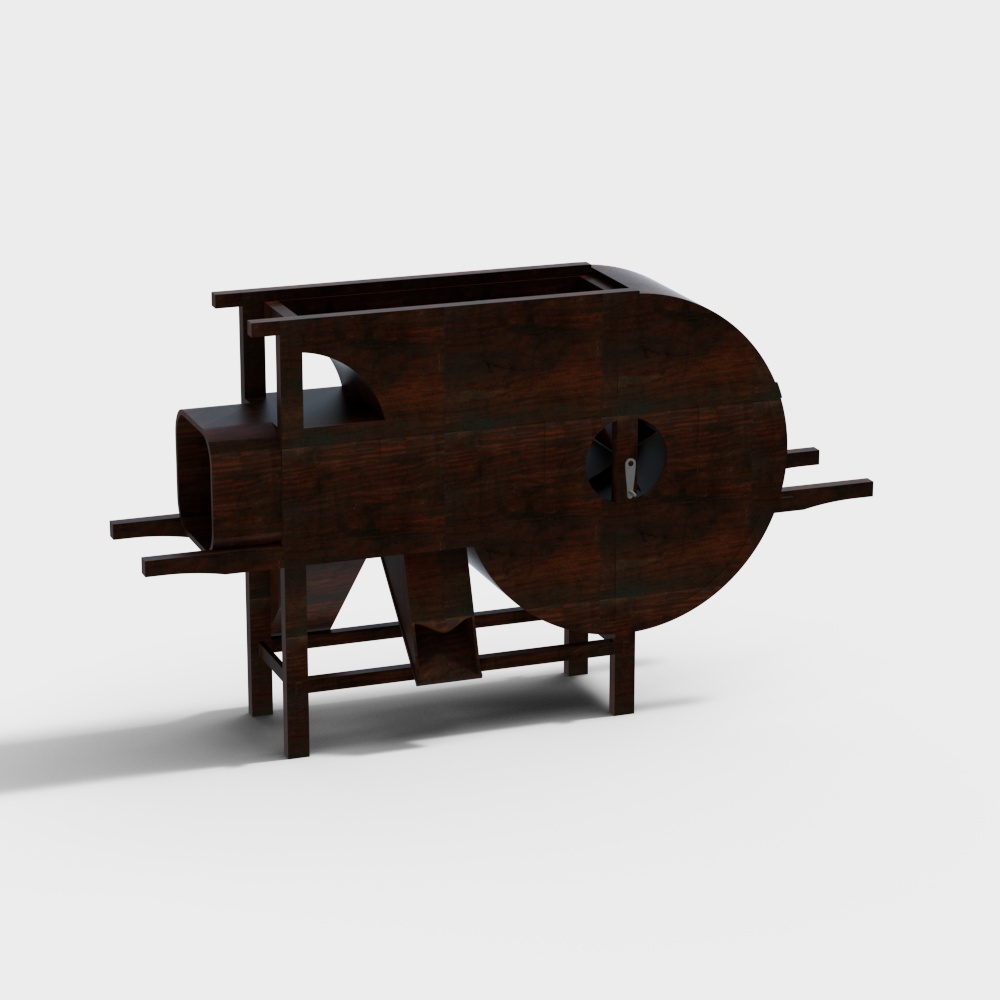 现代展览馆展品3D模型