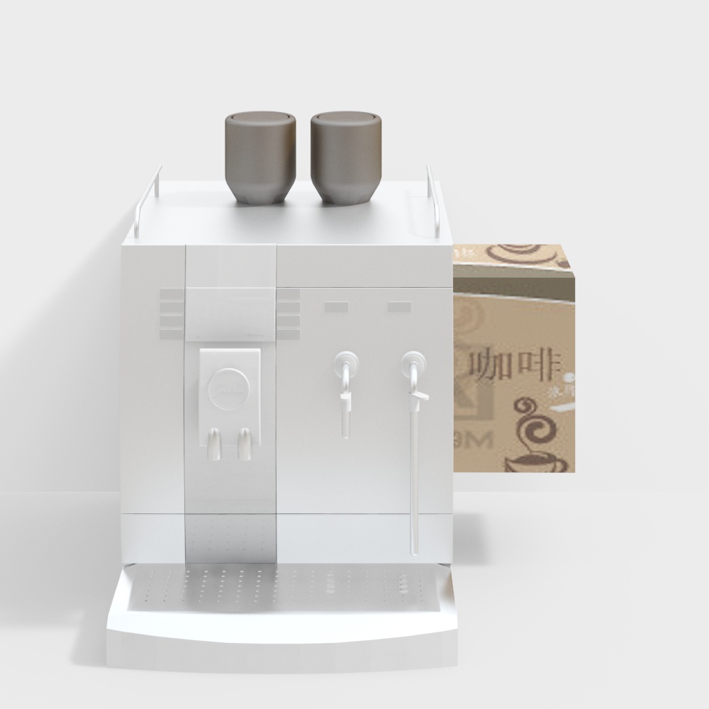 现代户外茶吧机3D模型