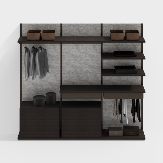 Modern cloakroom wardrobe