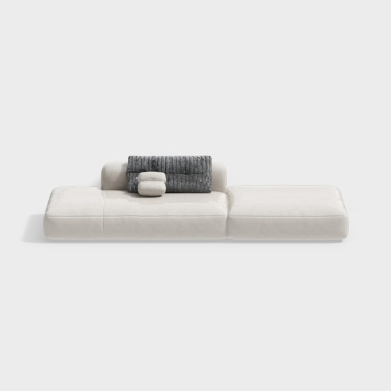 Wabi Sabi living room armless multi person sofa