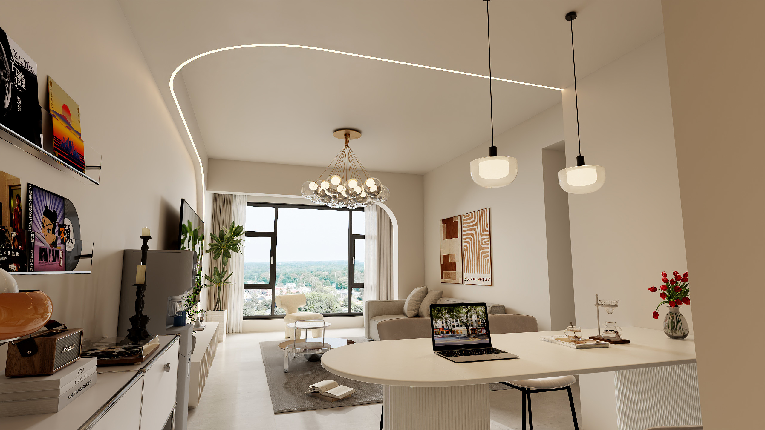 南难南-94㎡4室-装修设计方案