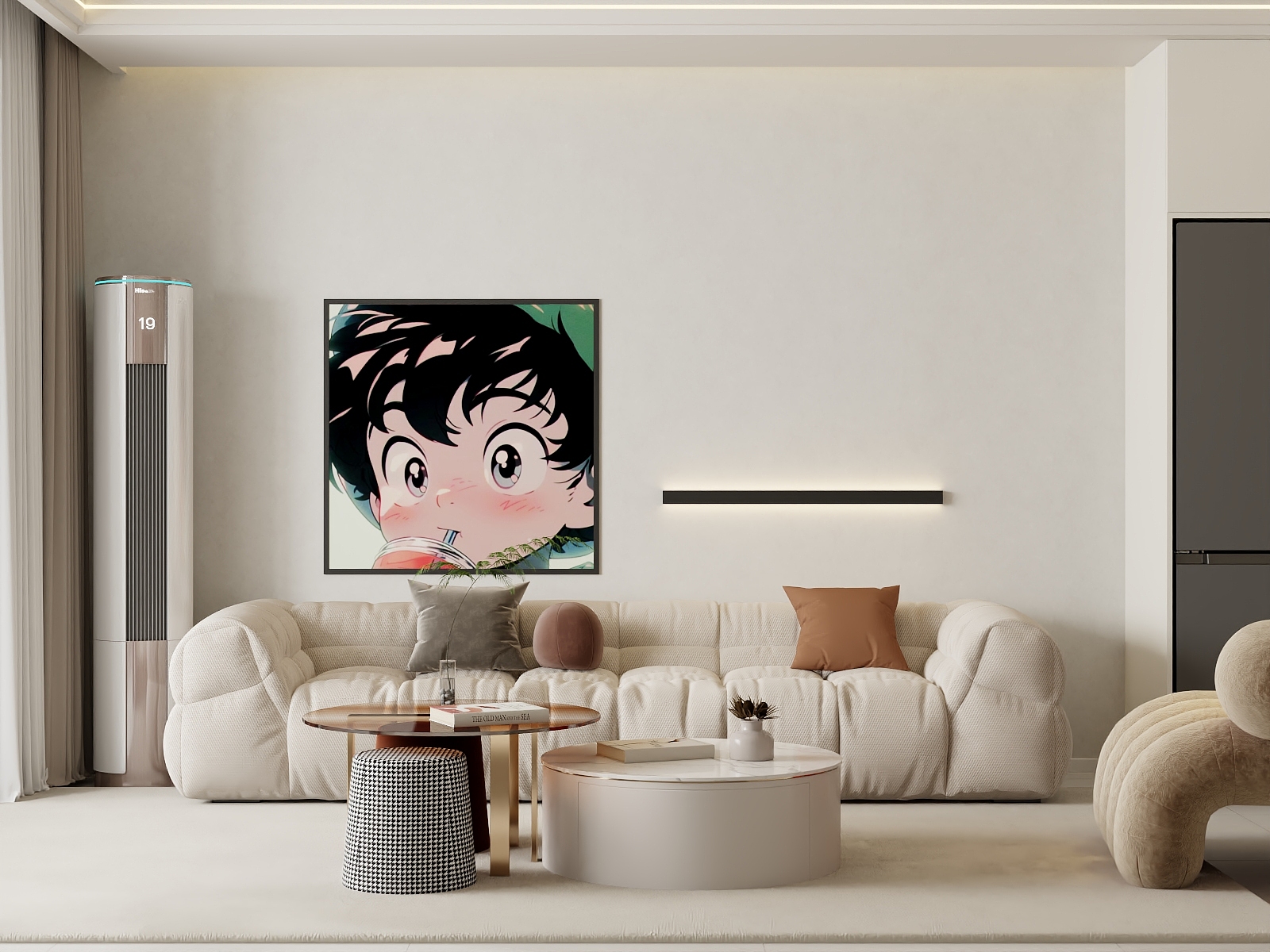 游来游去~-汇众·云之上104㎡3室-装修设计方案