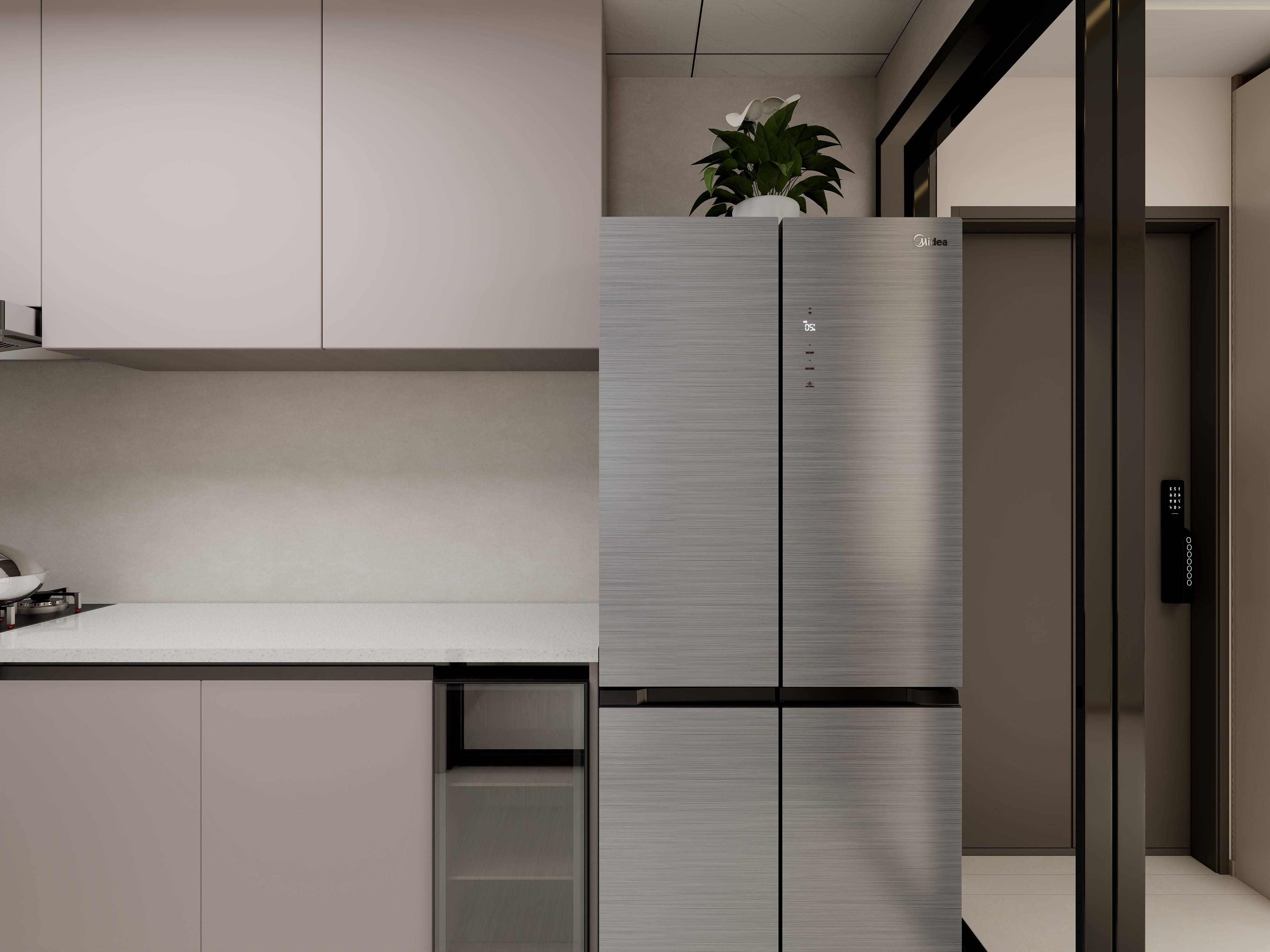 艺雅丽-122平奶油风装修效果图