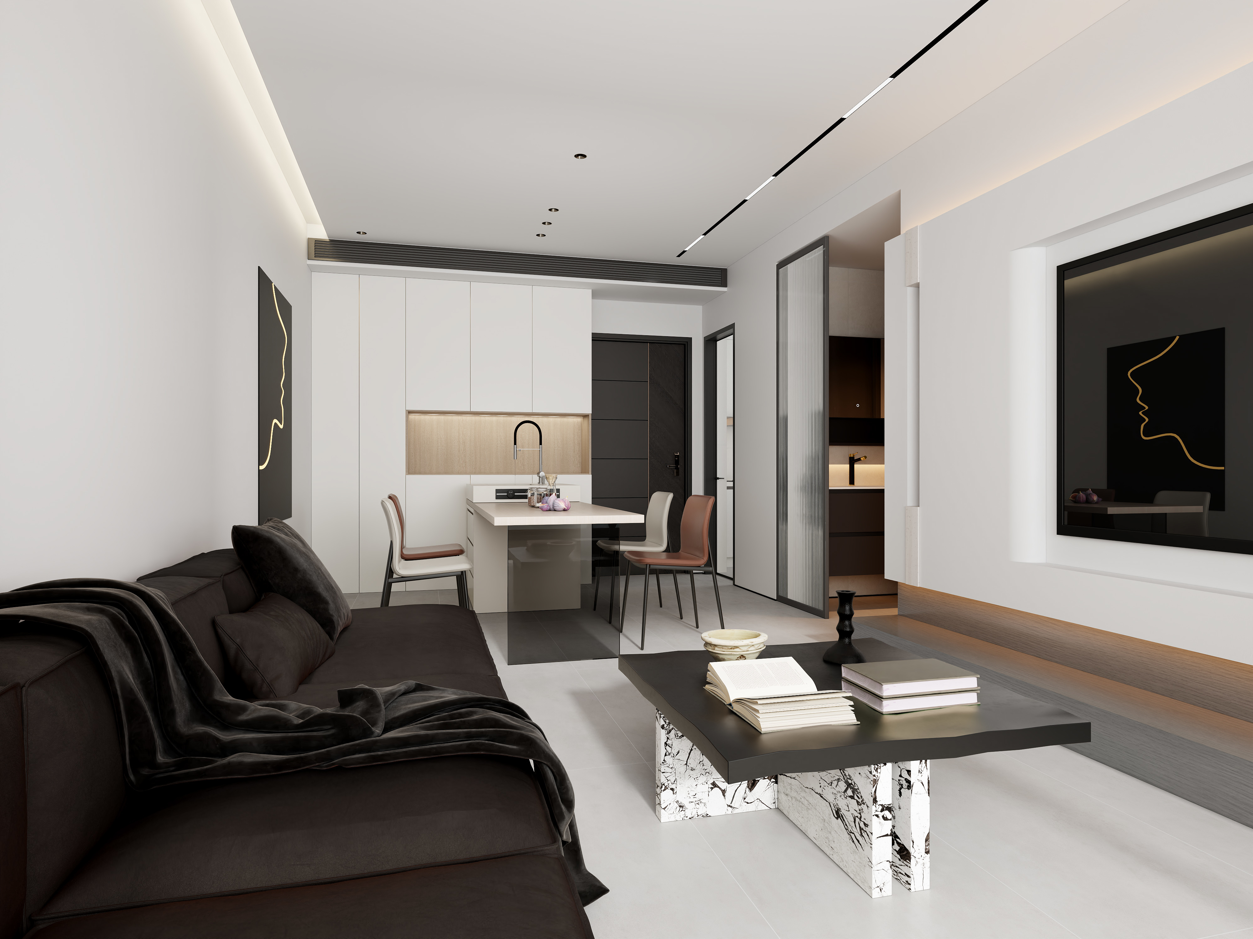 棉花糖小韦-58㎡1室-装修设计方案