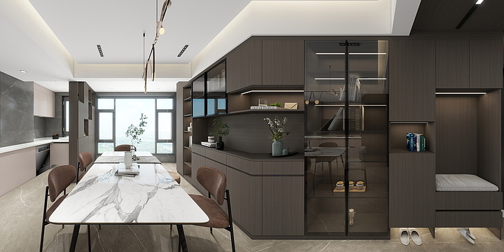 曲靖尚家整装-金博玫瑰园-装修设计方案