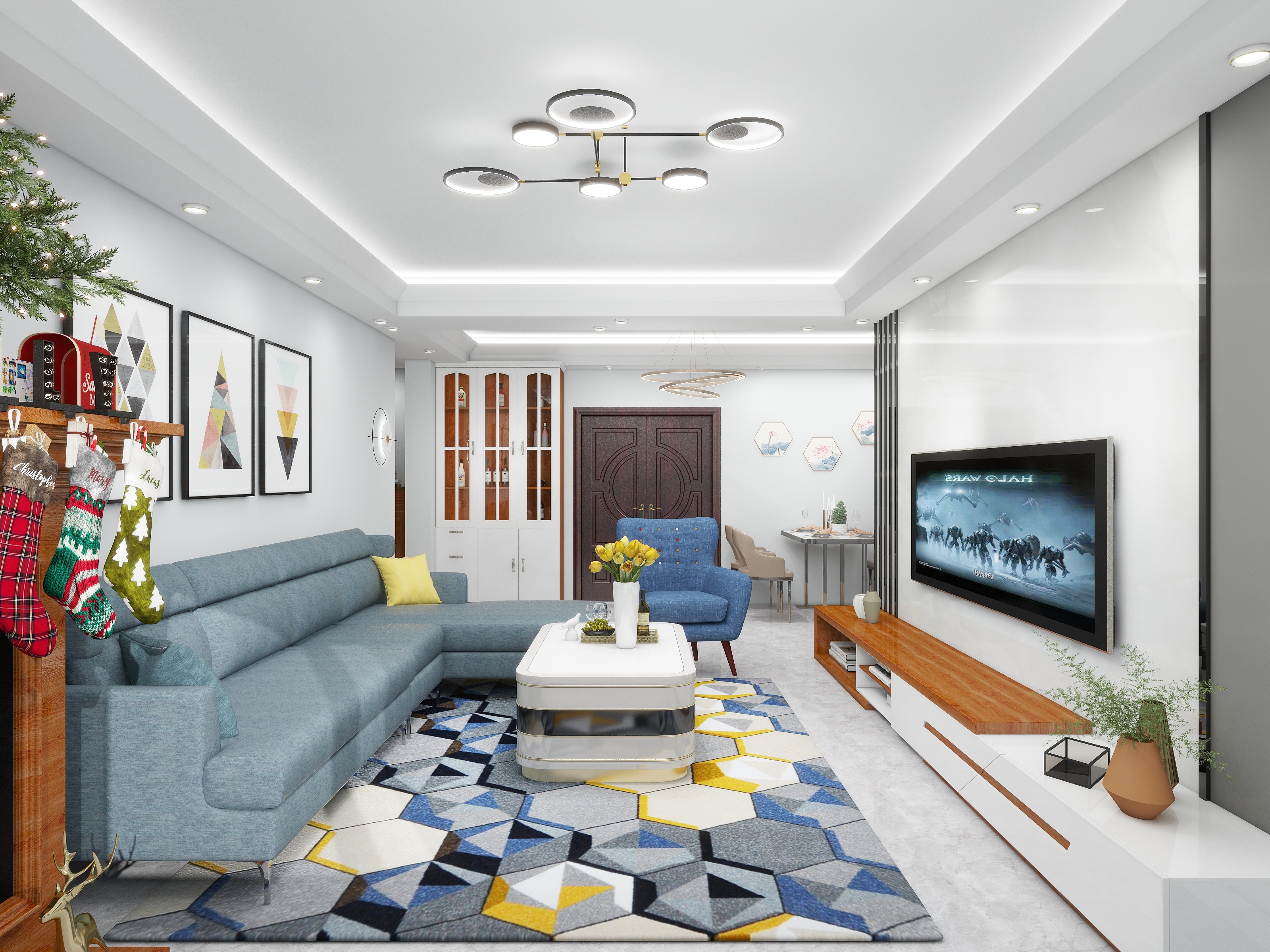 致娴小筑-90㎡3室-装修设计方案