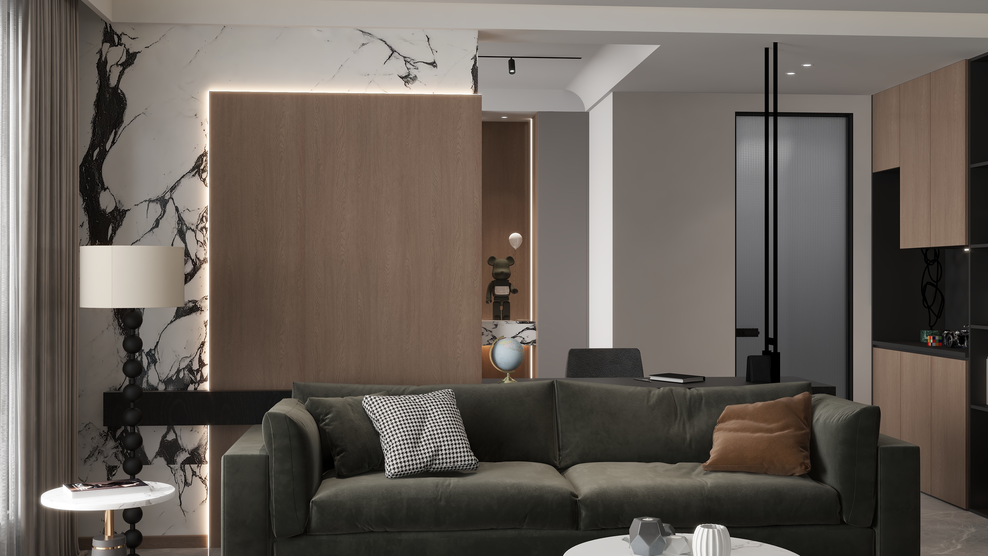 仲照平-116㎡3室-装修设计方案