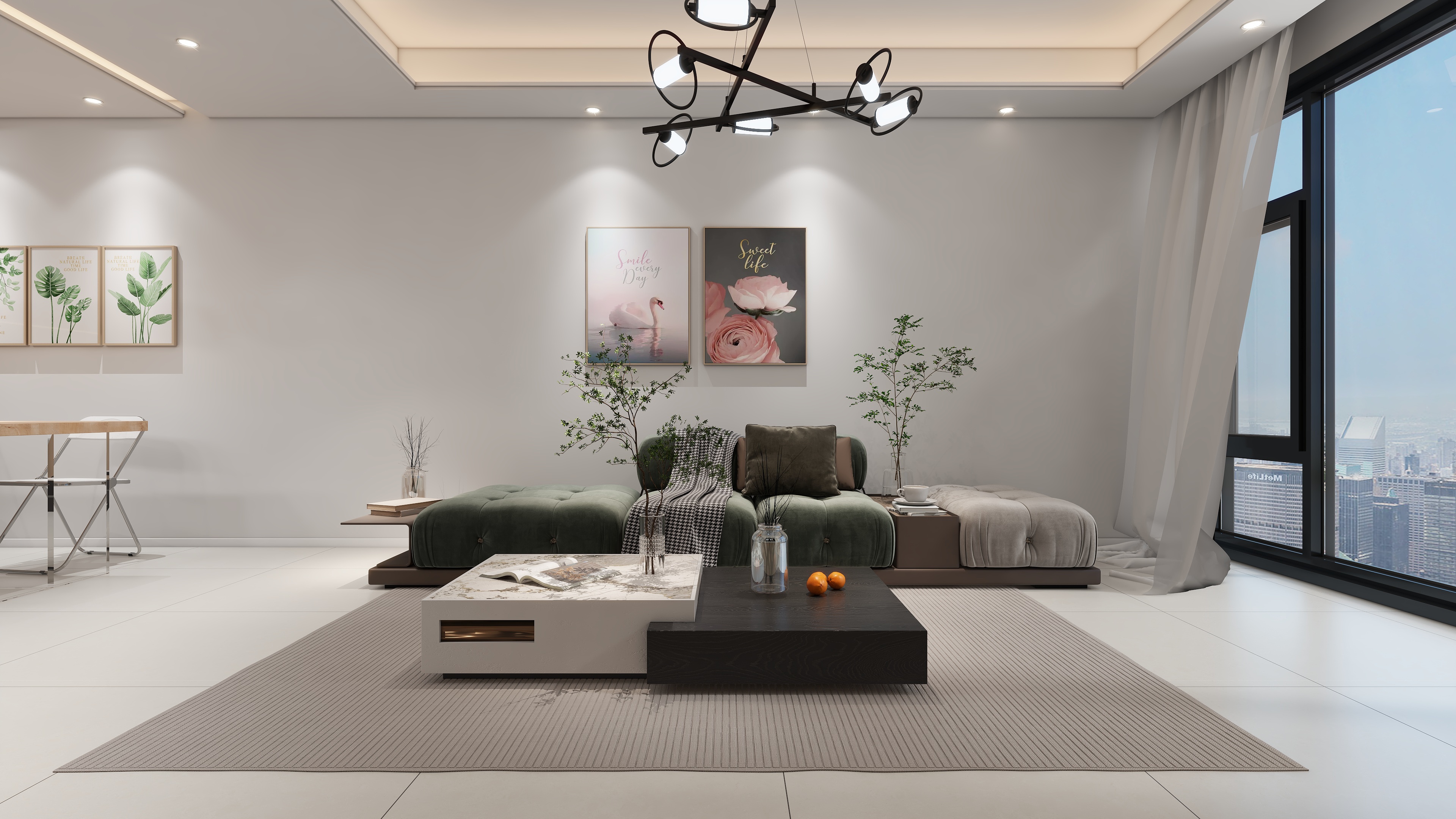 七月初三-现代北欧客餐厅-装修设计方案