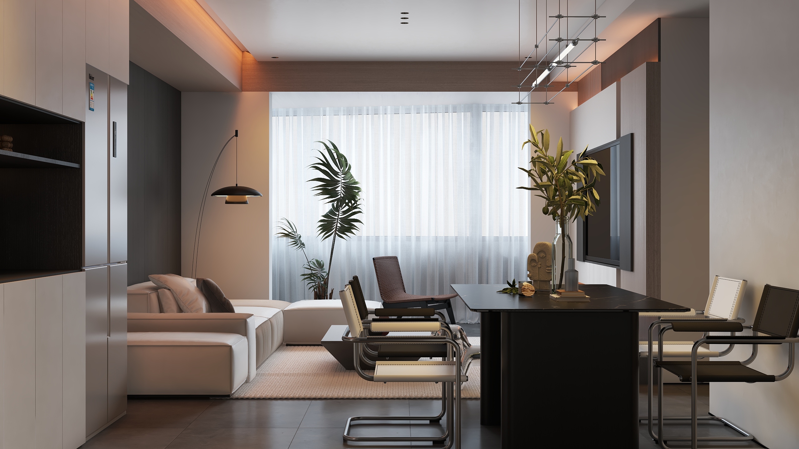 PHDEVISE-极简黑白灰-装修设计方案