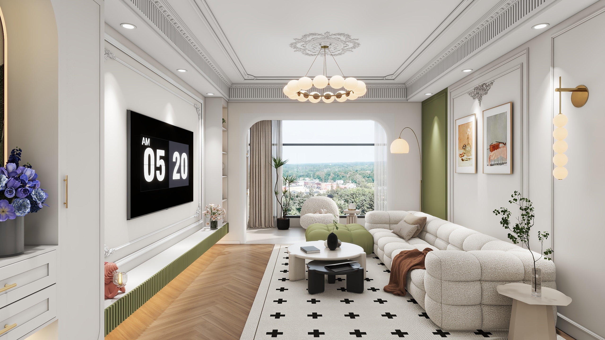 0918-设计-130㎡法式奶油-装修设计方案