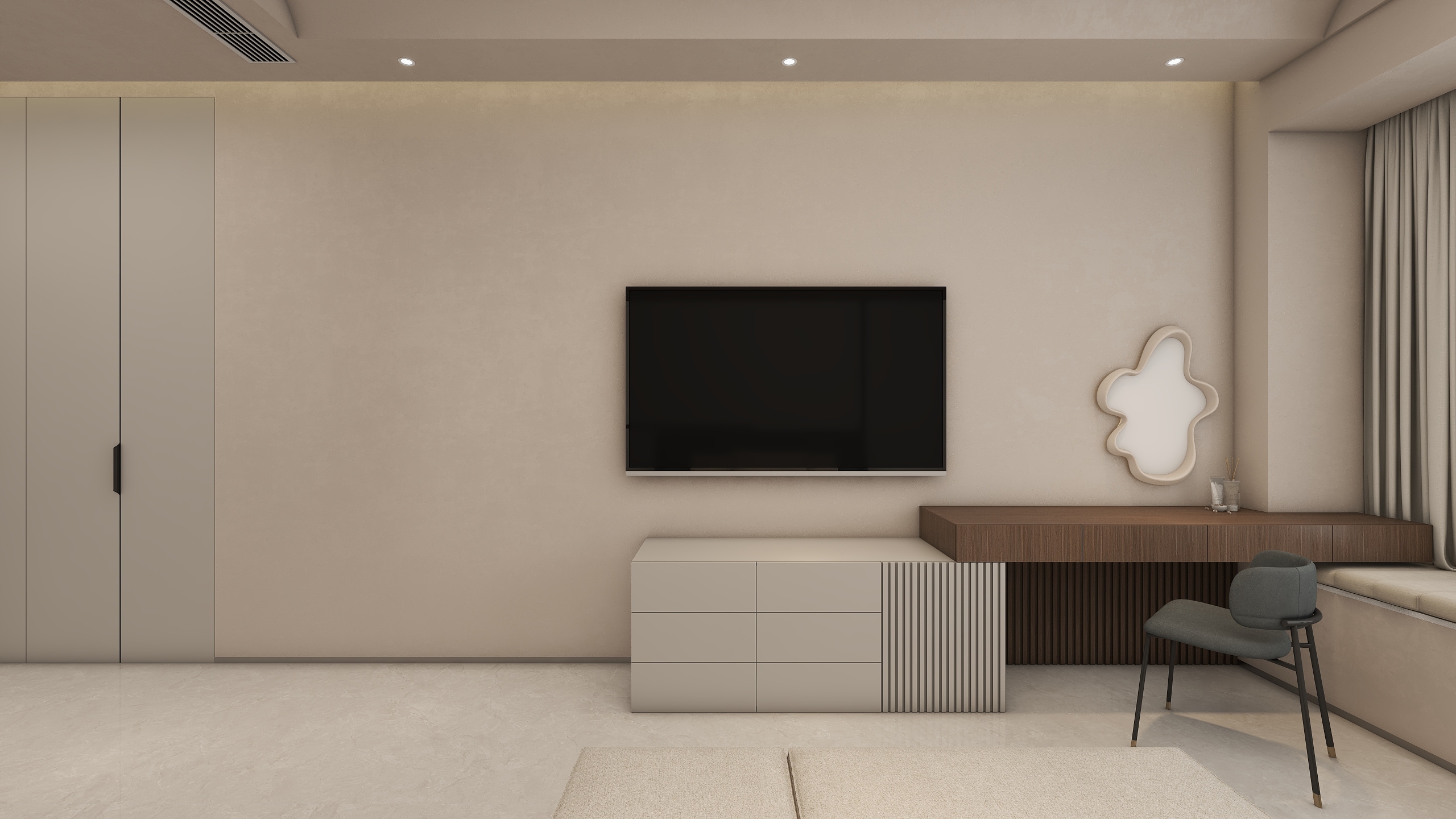 马佳奇-230平现代中古混搭—《取舍有得·空盈有间》装修效果图