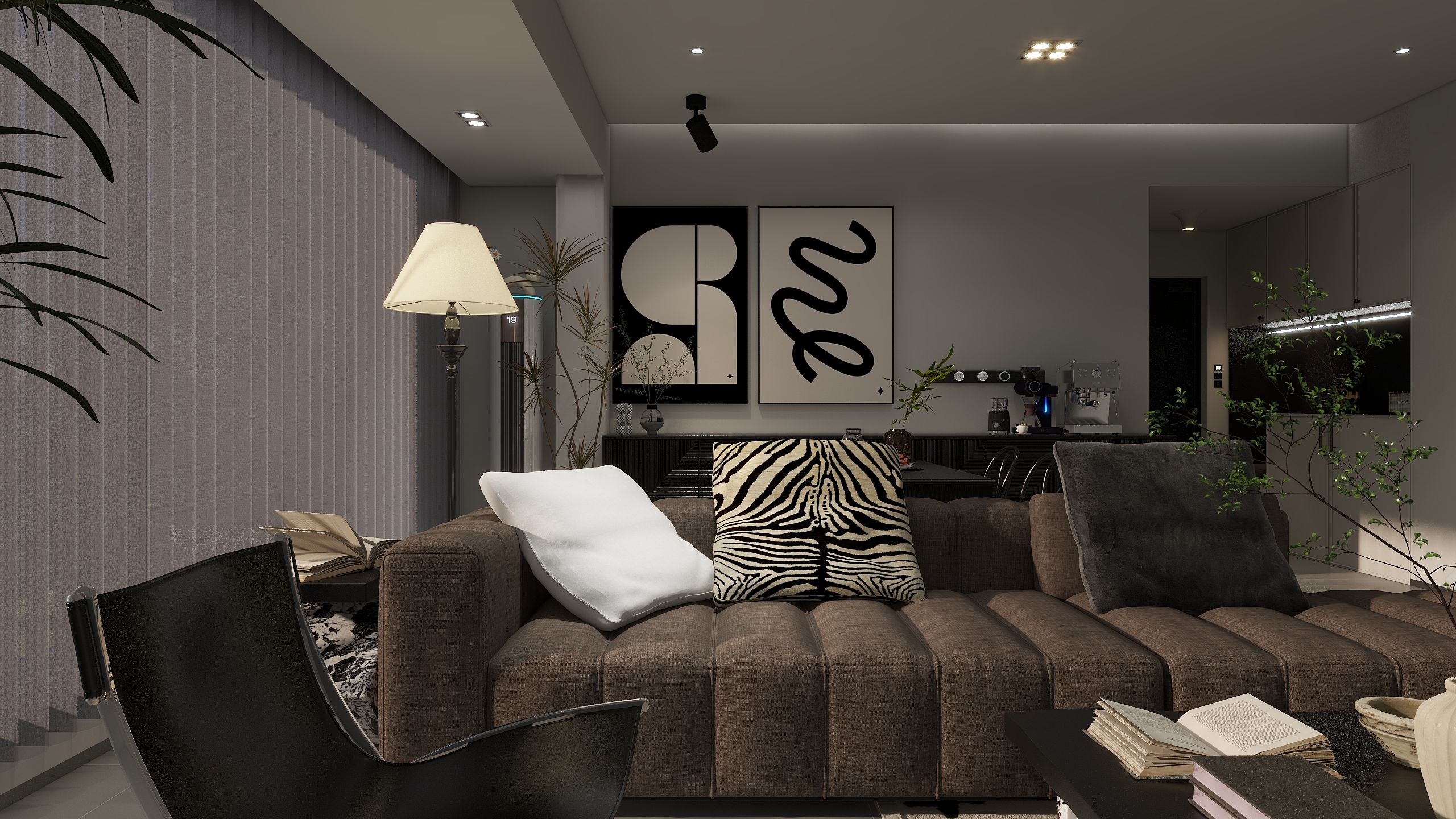 楚墨独立设计-现代风四居室-装修设计方案