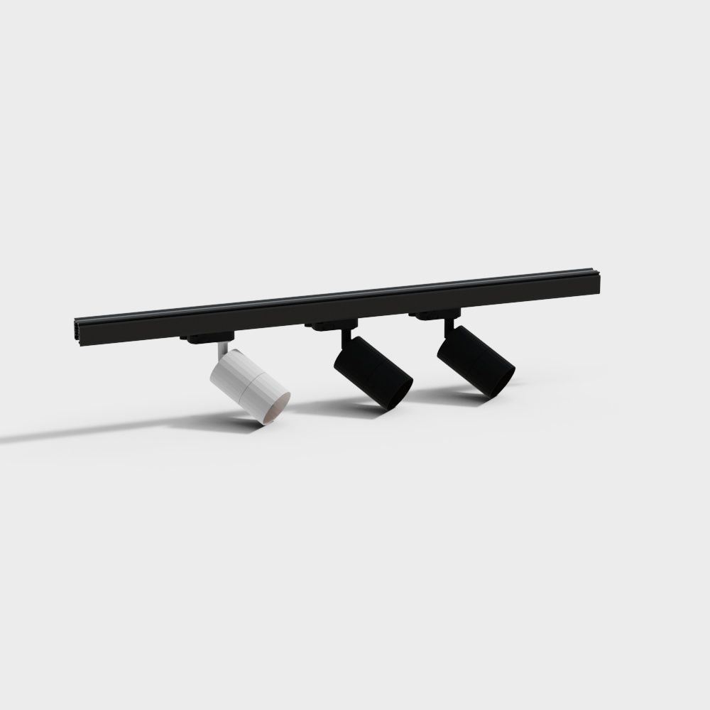 现代轨道灯3D模型