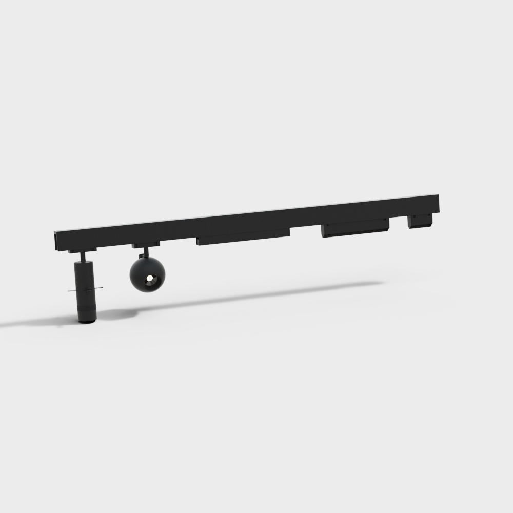现代轨道灯3D模型