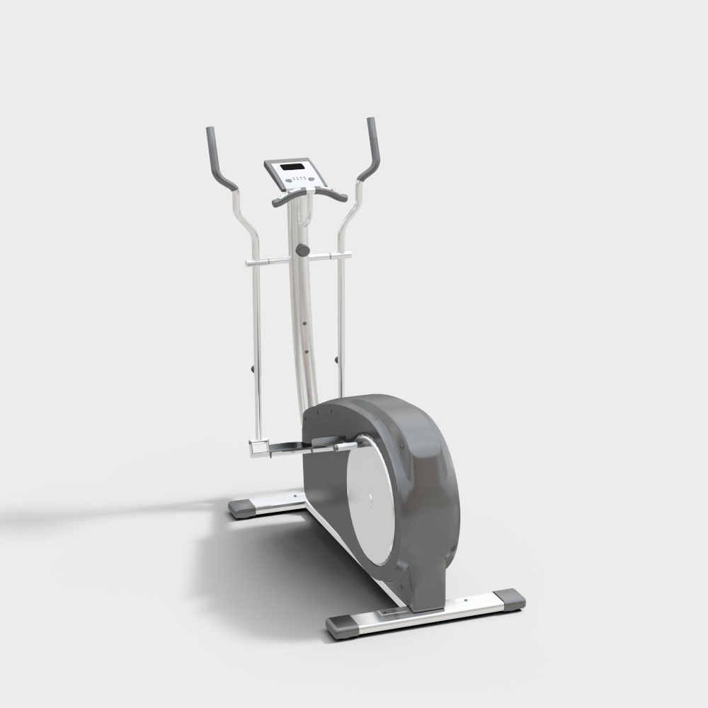 现代健身房健身器材3D模型