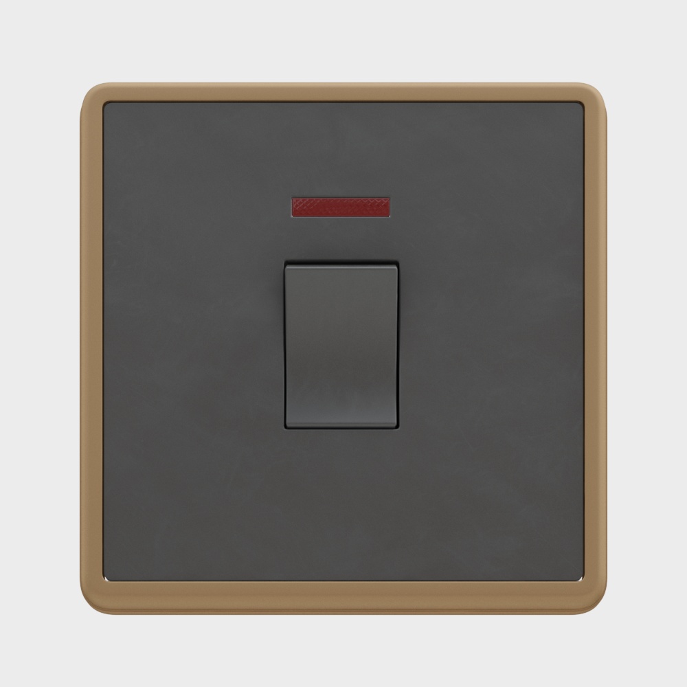 现代客厅开关插排3D模型