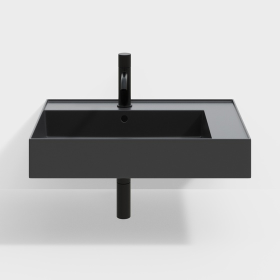 Modern gray sink