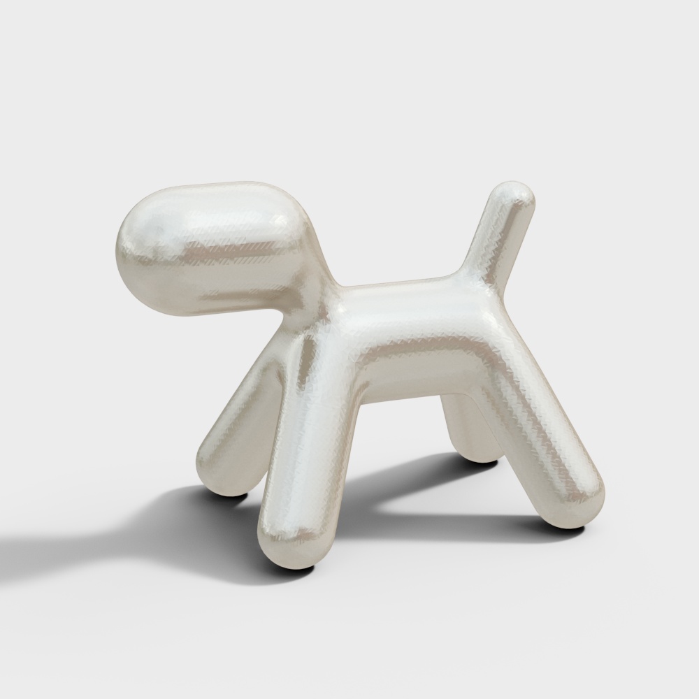 小狗饰品摆件3D模型